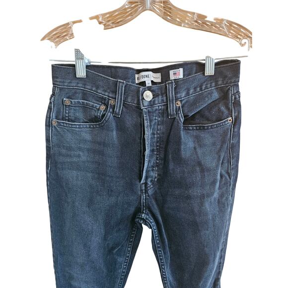 Re/done High Rise Ankle Crop Womens size 27 - Picture 3 of 11
